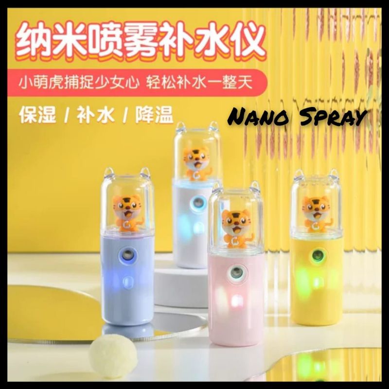 Mini Portable USB Mist Sprayer Pelembab Wajah Nano Spray Karakter Nano Spray Hewan Nano Spray Karakt