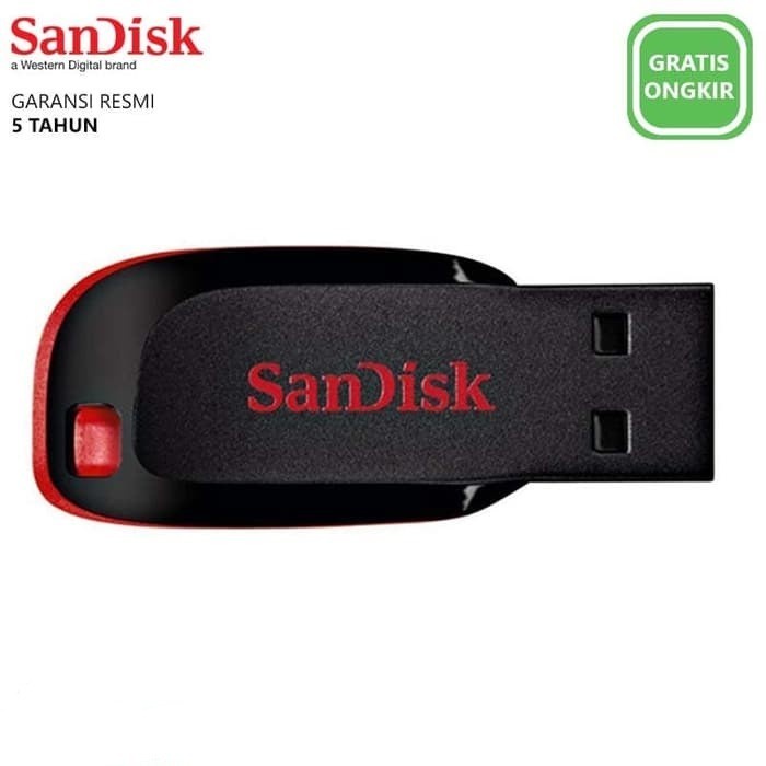 Flashdisk SanDisk Cruzer Blade 64GB CZ50 flashdisk - Garansi Resmi