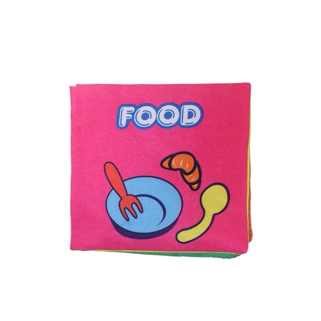 Buku Bayi buku bantal bayi softbook 01-Food