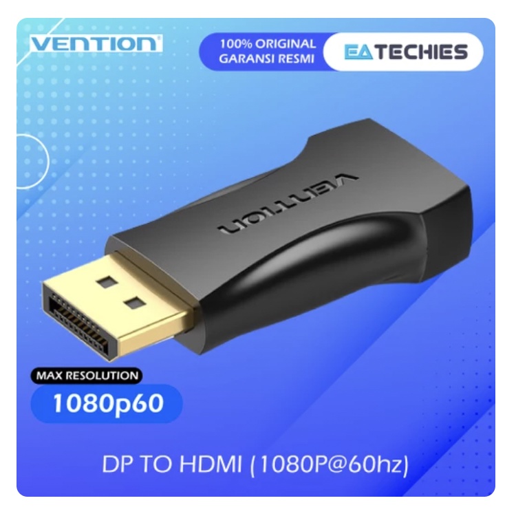 Vention Converter DP to HDMI 4K 1080P Adapter Display Port ke HDMI