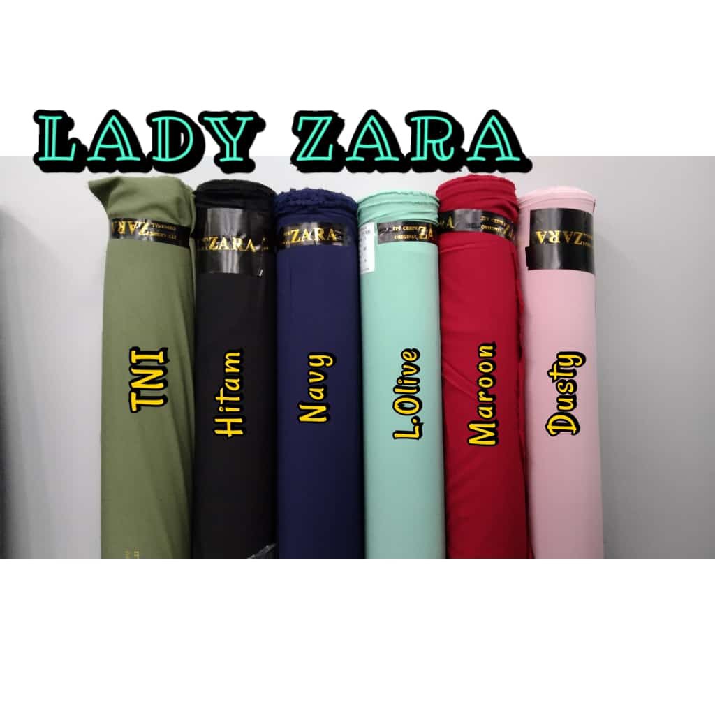 Kain Lady Zara / Ity Creepe - Bahan Lady Zara Gamis Murah