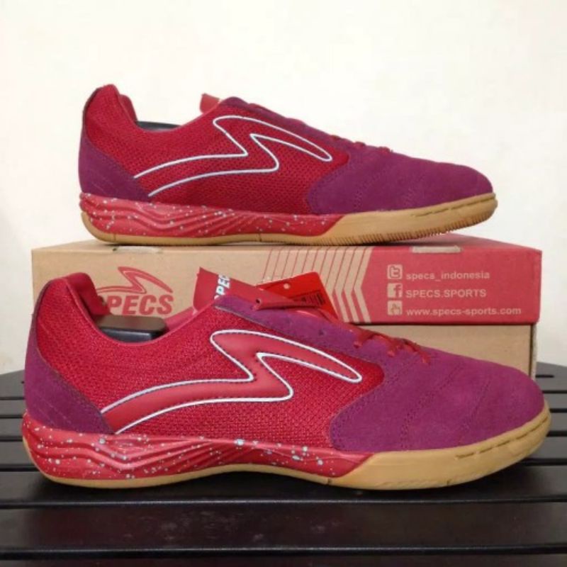 (MURAH) SEPATU FUTSAL SPECS METASALA RIVAL - CHESTNUT RED ORIGINAL