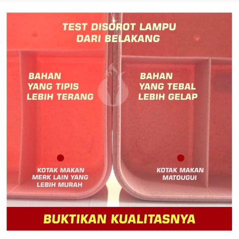 FREE SENDOK Tempat Makan FOOD GRADE Lengkap - Lunch box set Jerami Gandum kotak makan / free Sendok / 1000ml