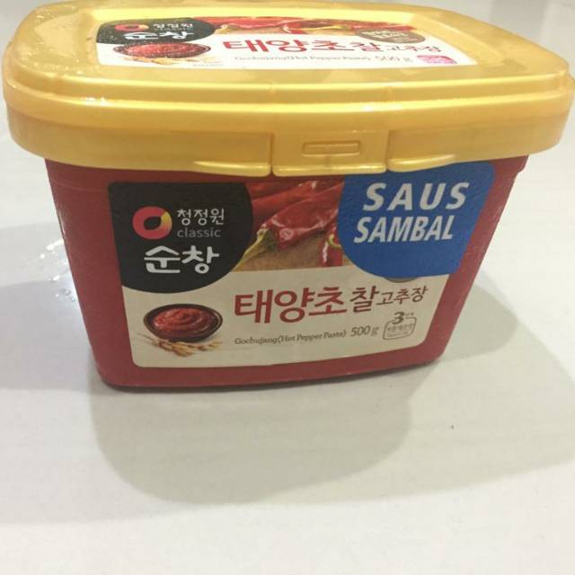 

GOCHUJANG (HOT PAPPER PASTE) KOREA 500gr exp 06.2021