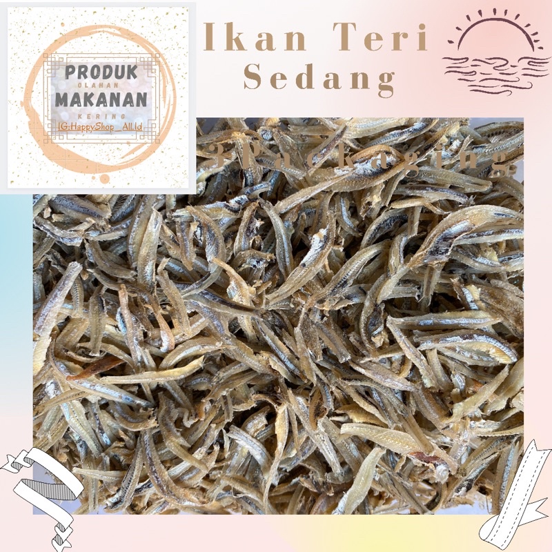 

IKAN TERI SEDANG KUALITAS PREMIUM(Sudah Kupas Bersih)~ 250gr&500gr