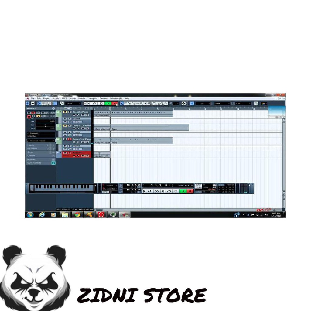 SOFTWARE APLIKASI SWA524 CUBASE PRO 5 + UPDATE + PLUGIN BUNDLE STEINBERG WIN | EXCLUSSIVE