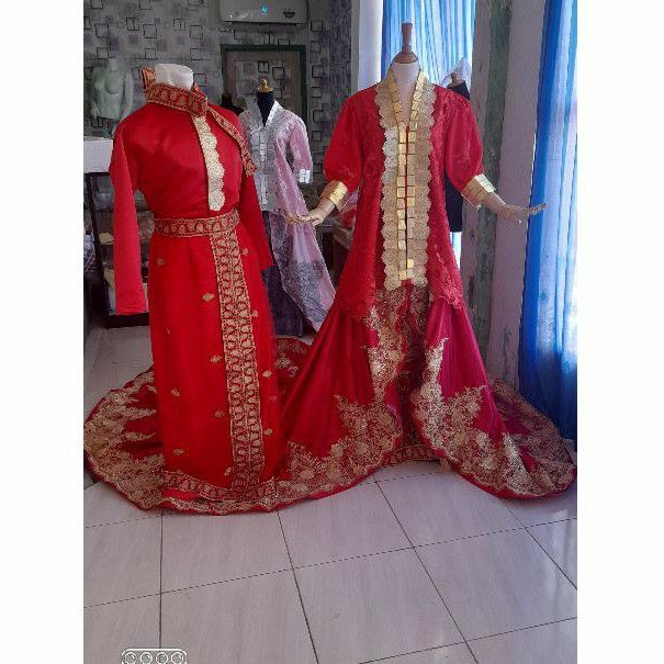baju adat pengantin bugis modern