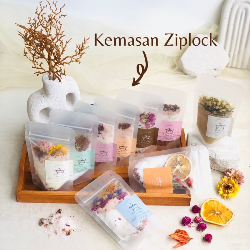 Organic&amp;Joy• Natural Bath Salt/Garam Mandi/Bath soak/Himalayan salt/Sea salt (mandi spa,rendam kaki,bahan natural)