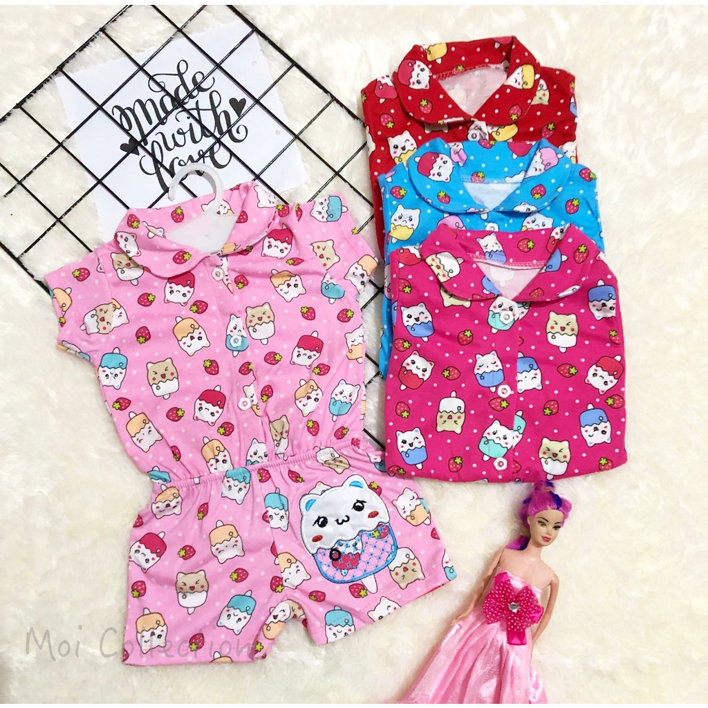 0 6 bulan baju anak bayi perempuan jumpsuit lucu