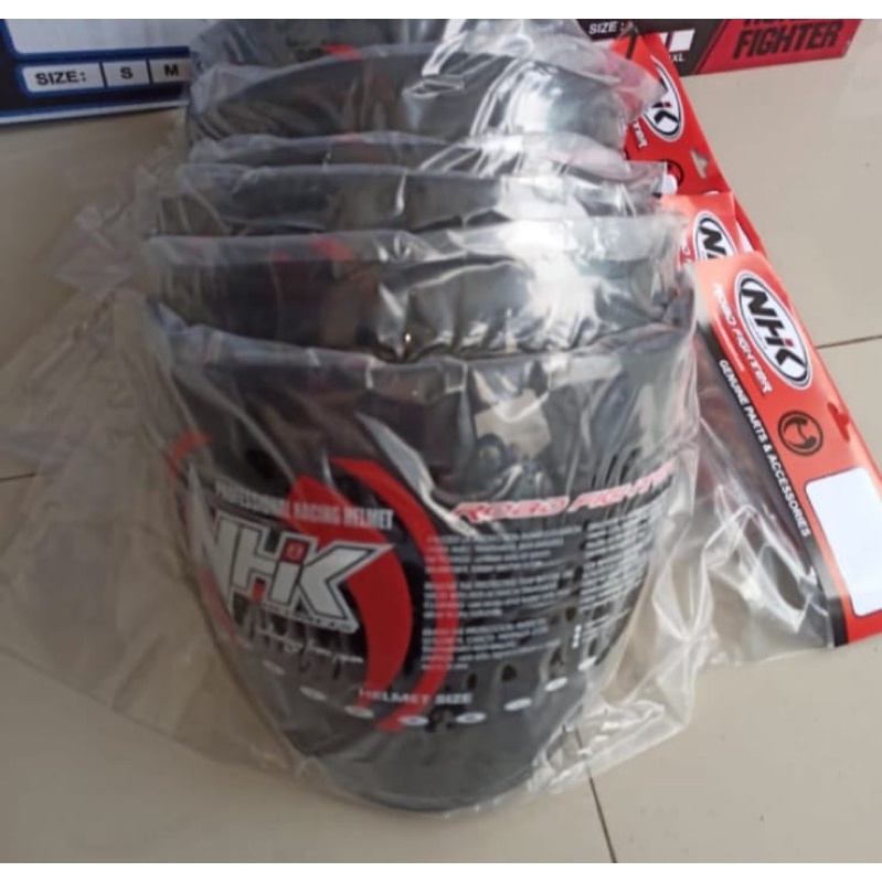 Kaca Helm NHK R6 Warna Hitam