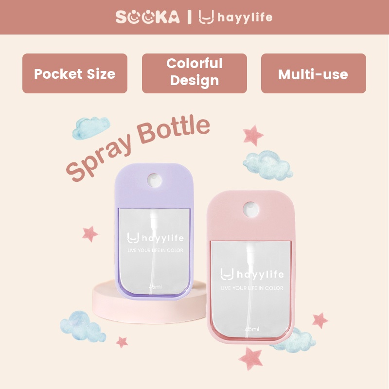 SOOKA Botol Spray Pocket Size Mist Spray Hand Sanitizer 45 ML HL-AGB577