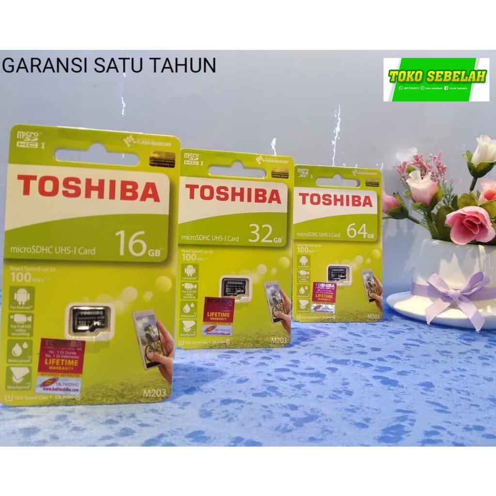 Memory Card HP - Kartu Memori 2GB 64GB - Memori Card Toshiba - MMC Mi