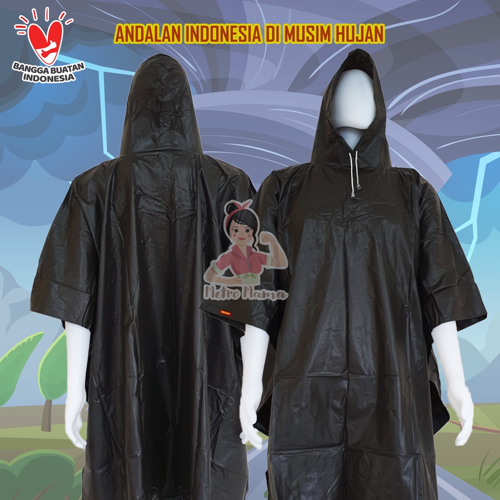 Jas Hujan PONCHO BIG TOP TIGER HEAD 68205 ORIGINAL Mantel Tebal Murah