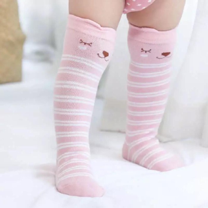 TokoPapin Kaos Kaki Anak Bayi Karakter Kaos Kaki Baby Panjang Korea Motif Hewan Lucu Import Halus Nyaman