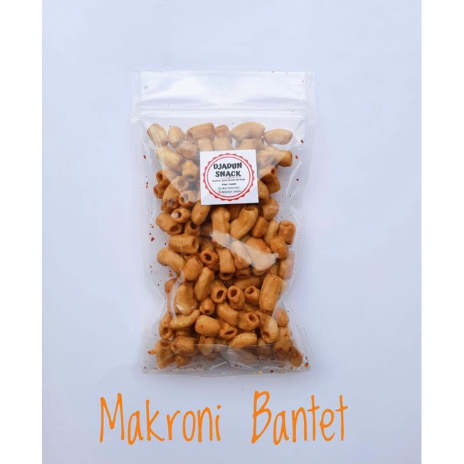 

Macaroni Bantet/ Makaroni Bantet Pedas Asin Snack Cemilan Makanan Ringan