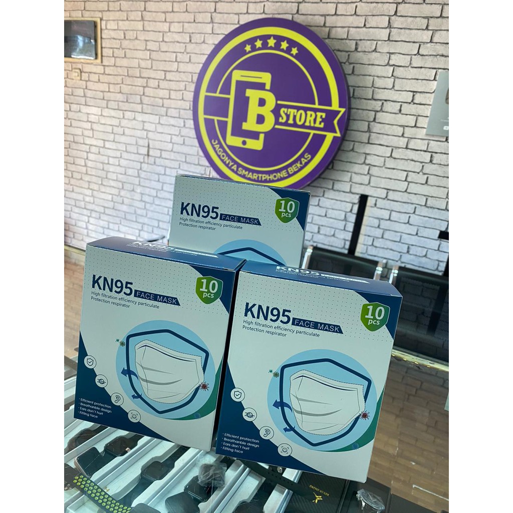 Masker KN95 Proteksi Hidung Melindungi Wajah Respirator Anti Virus JKT