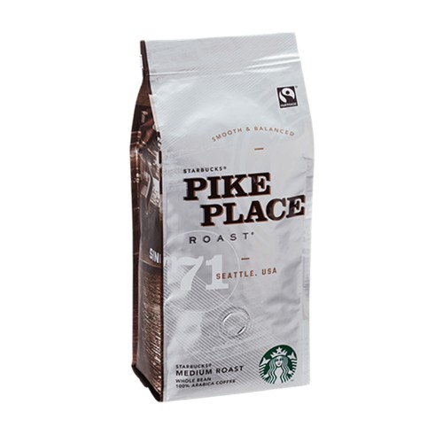 

KOPI STARBUCKS PIKE PLACE MEDIUM ROAST WHOLE BEAN 250 GRAM