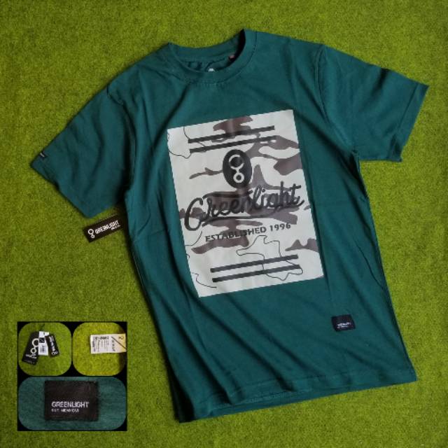 KAOS ARMY/HIJAU ARMY/GREENLIGHT PRIA