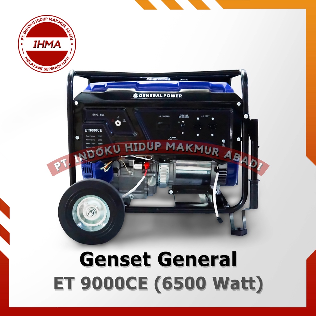 Genset Listrik Bensin General ET 9000 CE - Gasoline Generator