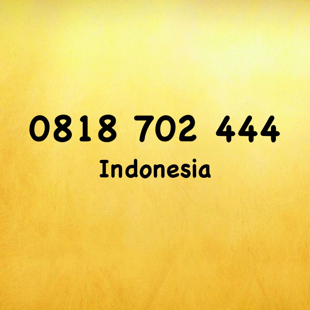 Nomor Cantik XL Bebas 10 Digit Jakarta Triple A - 2444 - 0818 702 444