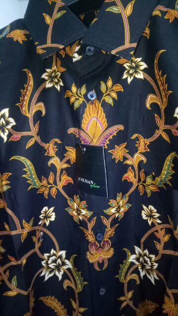 Kemeja Batik Alisan Printing Slimfit Lengan Panjang