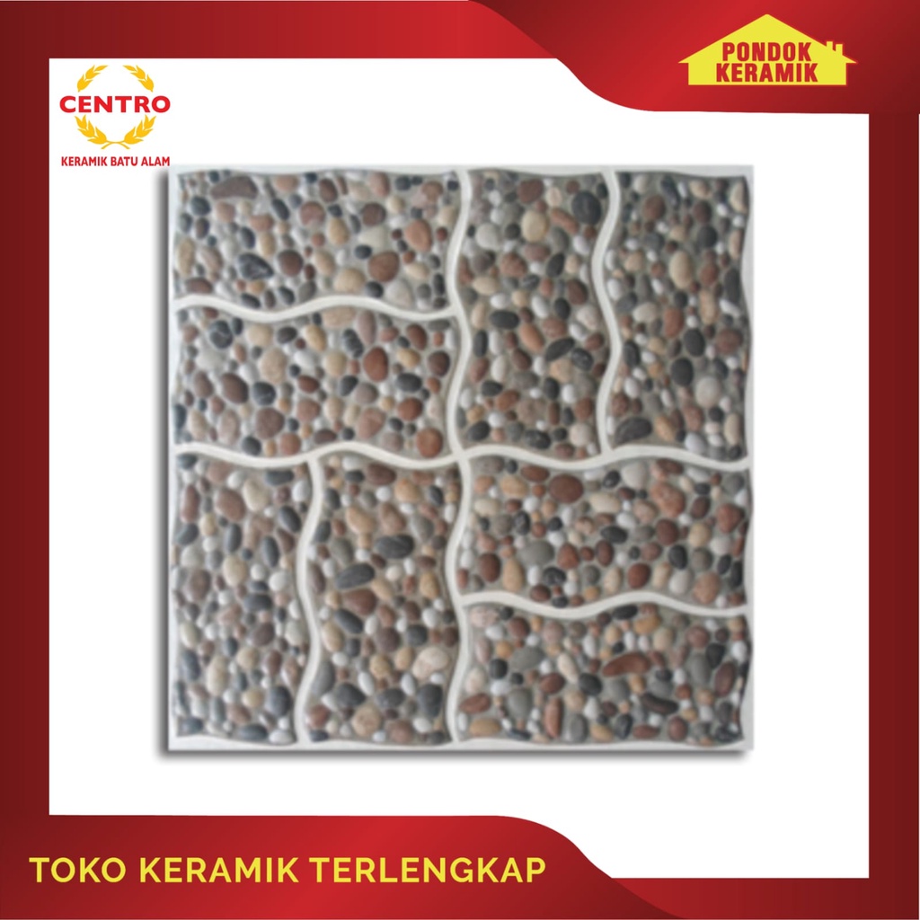 KERAMIK LANTAI CENTRO 40X40 SS 30 BROWN