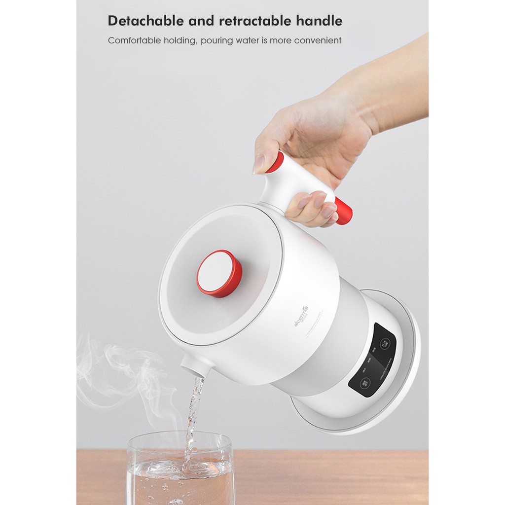 AKN88 - DEERMA DEM-DH206 Teko Listrik Air Model Lipat Foldable 600W
