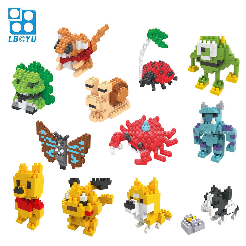 Jual Nano Block Animal World Koleksi 