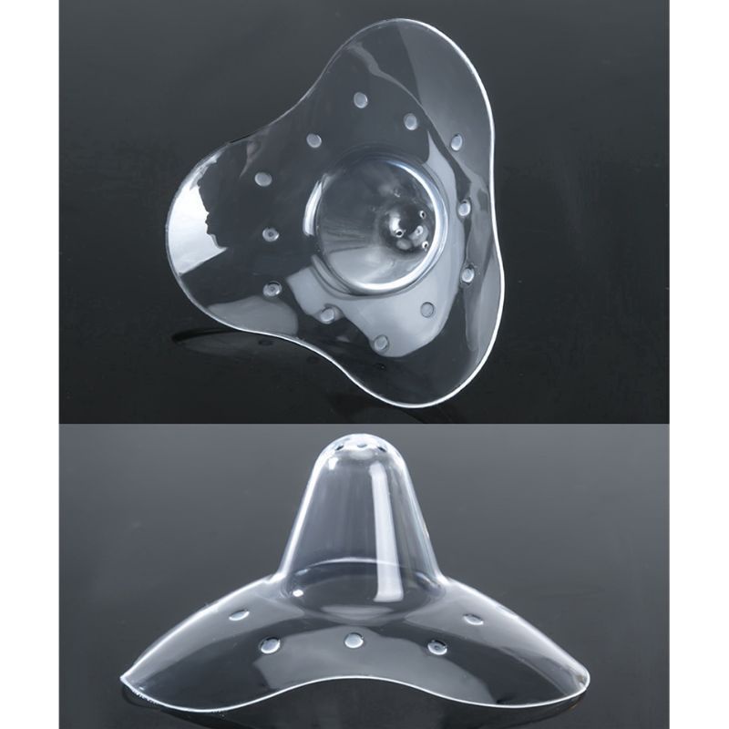 2pcs Nipple Shield Silikon Pelindung Puting Ibu Menyusui 1 pasang