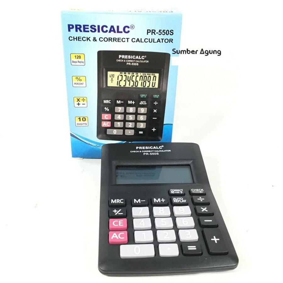 

Kalkulator Hitung Tanggung PR550S 550 Check Correct 10 Digit Tanggung