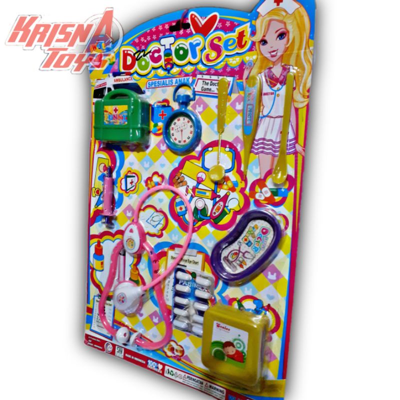 DOCTOR PLAY SET/MAINAN ANAK DOKTER SET/DOKTER DOKTERAN