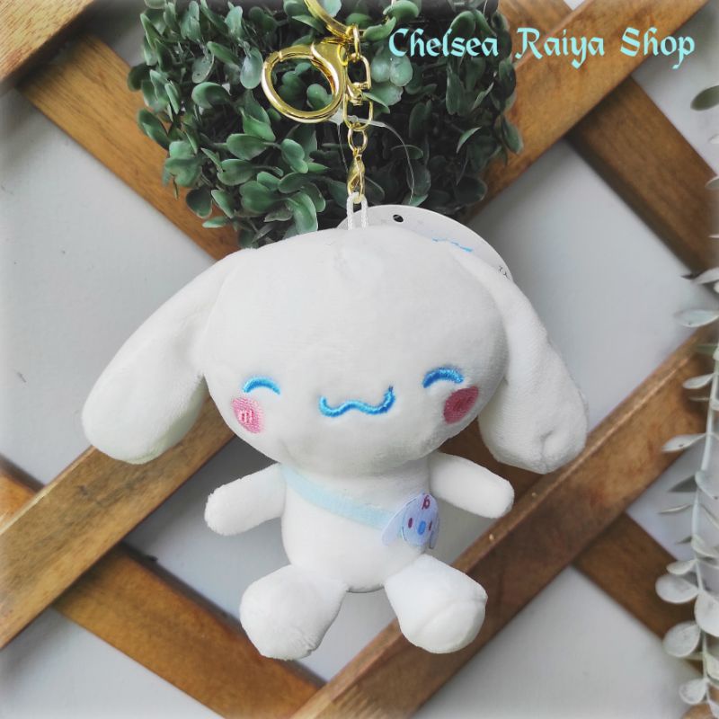 Boneka Plush Gantungan Tas Keychain Karakter Sanrio Cinnamoroll Selempang Milk 12cm Cinamorol Cinamo