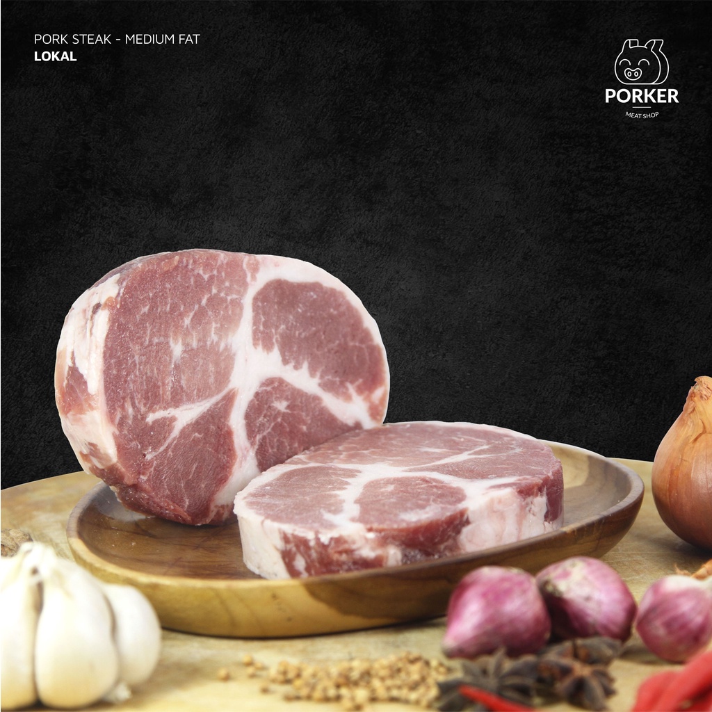 

Local Premium Pork Steak – Medium Fat – /100gram