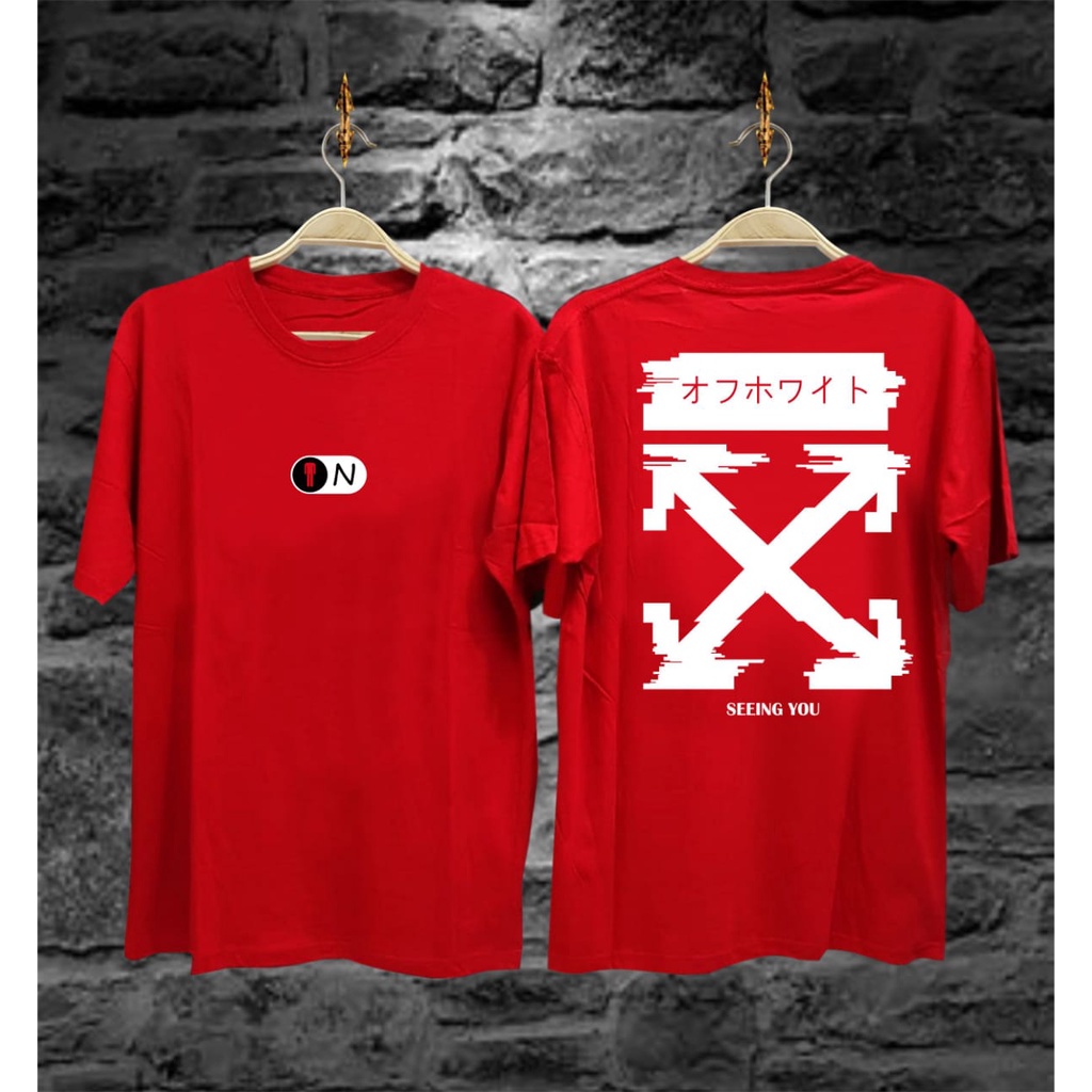 KAOS T-SHIRT PRIA DISTRO LENGAN PENDEK TERBARU / KAOS ON SEING YOU / KAOS SMILE TERBARU / KAOS  SAMU