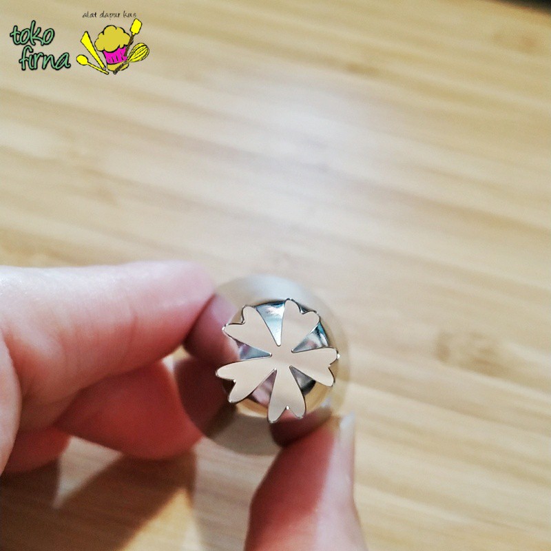 Drop Flower Wilton Tip 2F Spuit Wilton 2F Spuit bunga Spuit Spuit Rosette Mawar Wilton Original