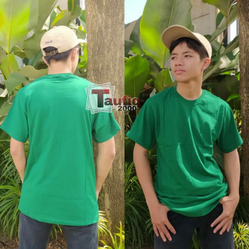 Kaos Polos Distro Unisex Pria Wanita Cotton Combed 30s Lengan Pendek Baju Polos ORIGINAL