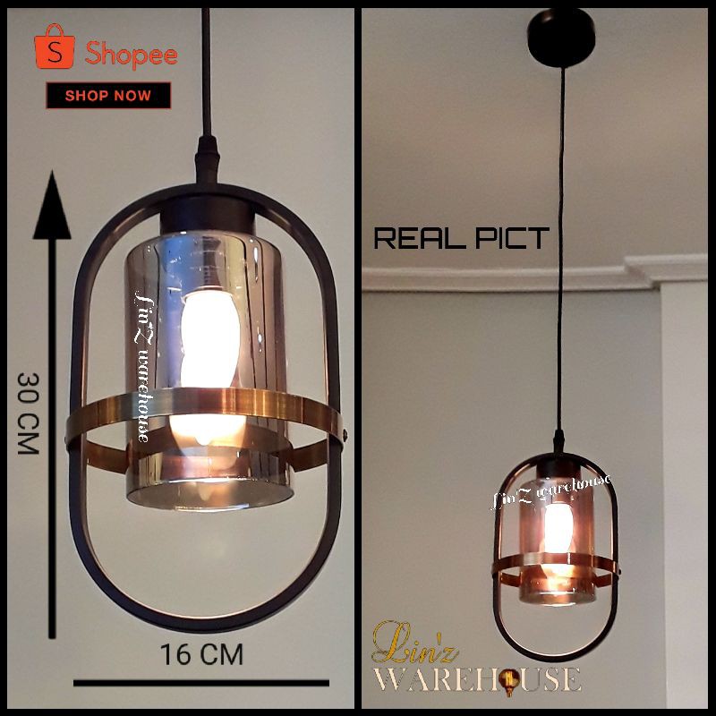 Jual Lampu Gantung MODERN MINIMALIS OVAL Pendant Light | Shopee Indonesia