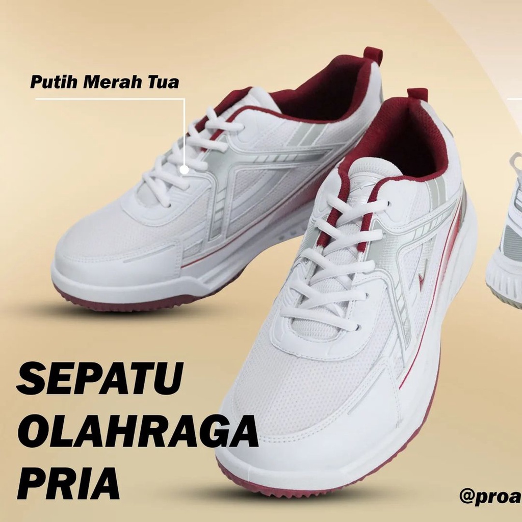 PRO ATT MBC 60 - sepatu sneaker olahraga badminton jogging