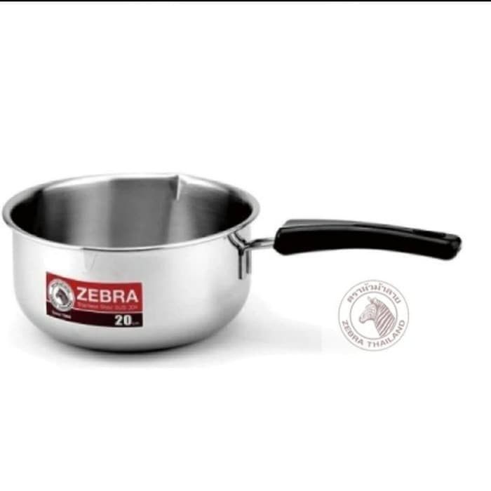 Wajan Milk Pot Panci Susu Panci Indomie Sauce Pan Stainless Steel ZEBRA 20CM
