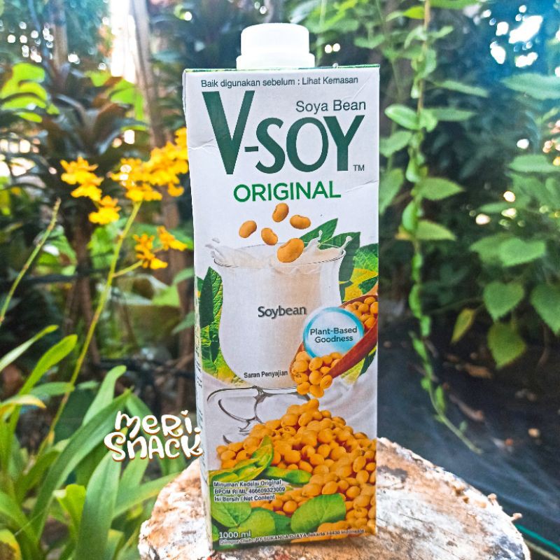 

V-Soy Original 1Liter / Vsoy / Susu Kedelai Original