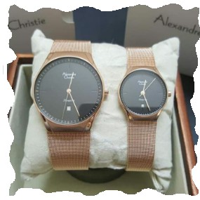 ALEXANDRE CHRISTIE COUPLE AC 8571 JAM TANGAN ORIGINAL