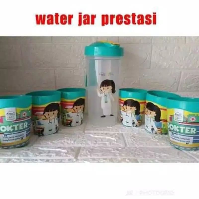 Water Jar Pochet / Teko Beranak Karakter Profesi