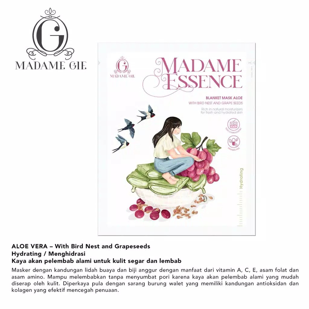 Madame Gie Madame Essence Blanket Mask - Skincare Masker