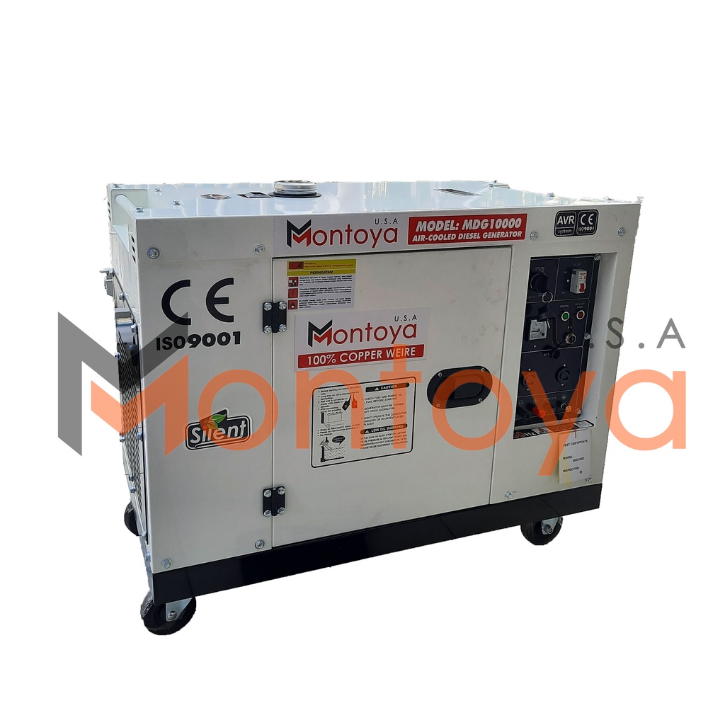 Genset Silent Diesel Montoya MDG10000 7000 7500 Watt