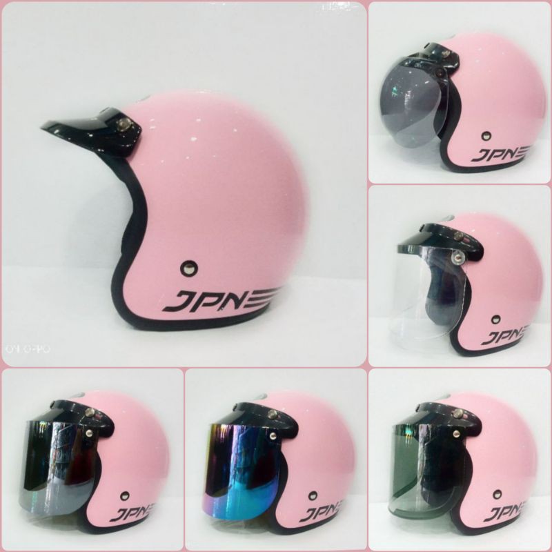 Helm JPN pink pastel glossy