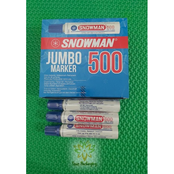 

Spidol snowman permanent jumbo marker,spidol jumbo 500 snowman