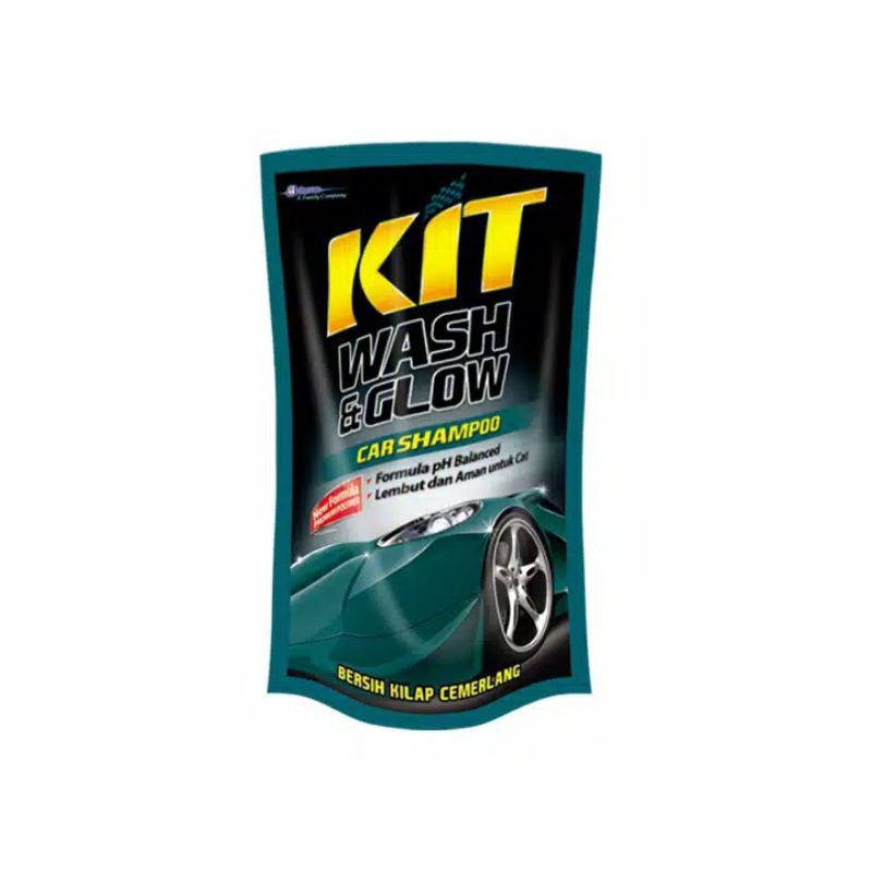 800Ml Kit Wash &amp; Glow Car Shampoo Cuci Mobil Motor Kendaraan Perawatan Bersih Kilap Cemerlang Murah