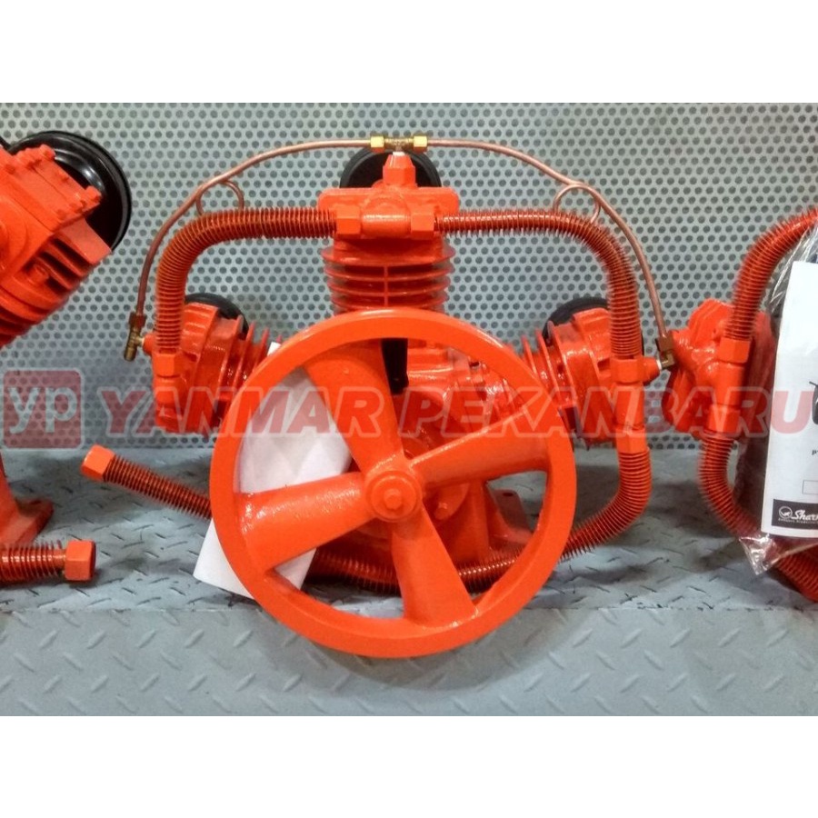 Kepala Kompresor Angin 2 PK / HP 3 Piston UNL Bare Compressor SHARK