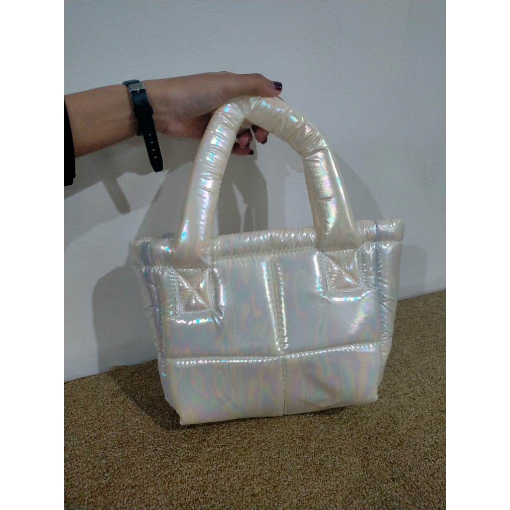 PUFFY KAREN HOLOGRAM l TAS SELEMPANG WANITA - SEVENTEENBAGS SVN17306