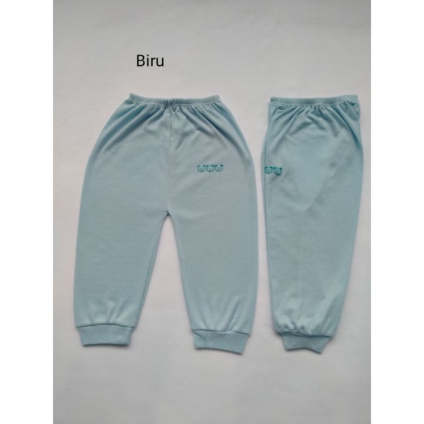 (3 Pcs)Celana Panjang Bayi Unisex( 0-24 bulan)Size S,M,L, XL, Warna Polos